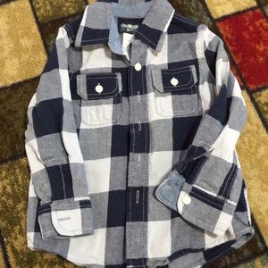 Flannel button down shirt